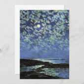 Childe Hassam - Mondlicht, Insel der Schuhe Dankeskarte (Vorne/Hinten)