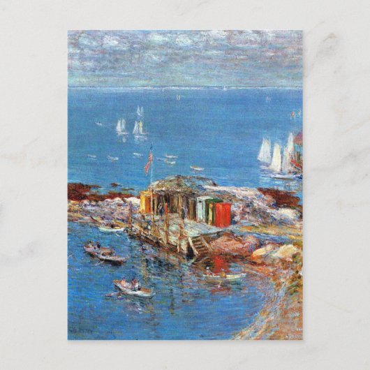 Childe Hassam - Nachmittag im August Postkarte (Vorderseite)