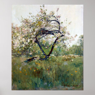 Childe Hassam Peach Blüten—Villiers-le-Bel Poster