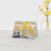 Childe Hassam - Pont königliches Paris Karte (Gelbe Blume)