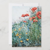Childe Hassam - Poppies, Appledore Einladung (Vorderseite)