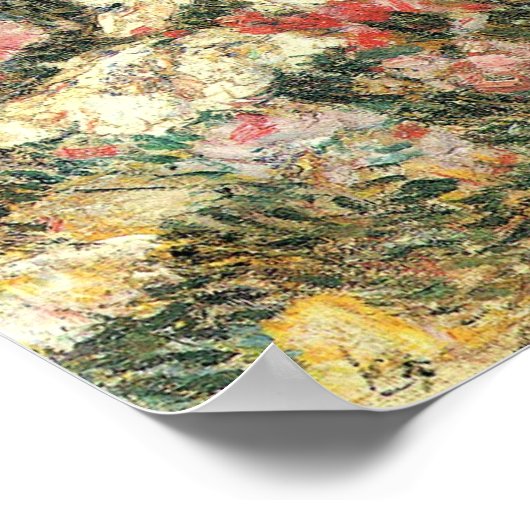 Childe Hassam - Poppies auf den Inseln der Schoals Poster (Ecke)