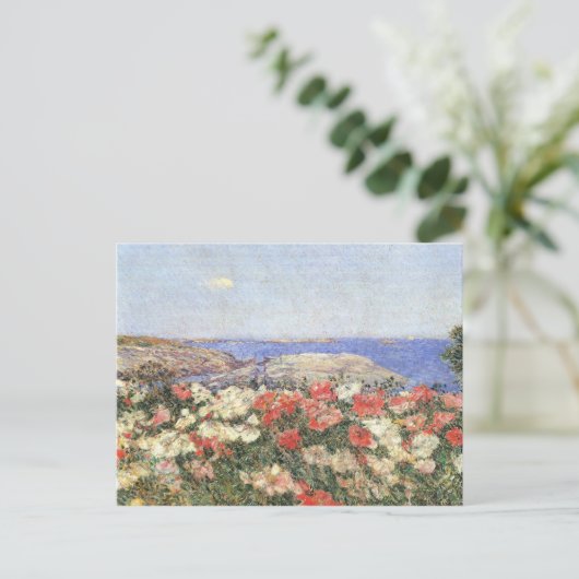 Childe Hassam - Poppies auf den Inseln der Schoals Postkarte (Stehend Vorderseite)