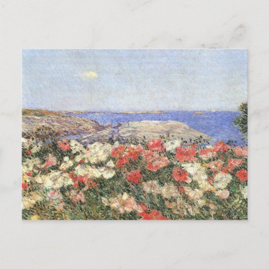 Childe Hassam - Poppies auf den Inseln der Schoals Postkarte (Vorderseite)