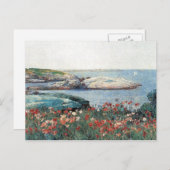 Childe Hassam - Poppies Isles of Shoals Postkarte (Vorne/Hinten)