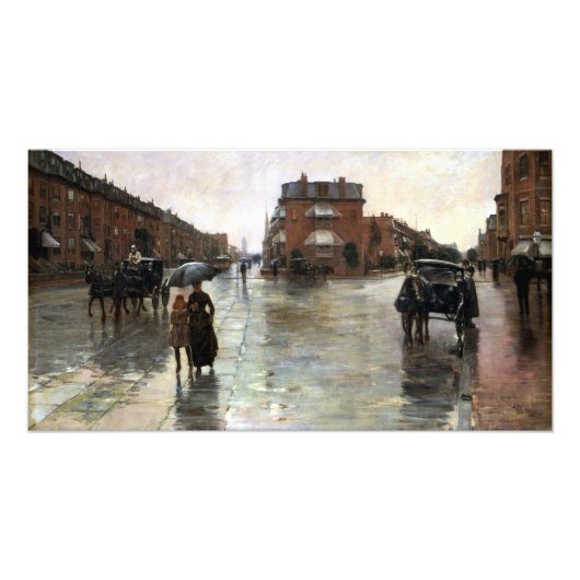Childe Hassam Rainy Day, Boston Fotodruck (Vorne)