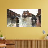 Childe Hassam Rainy Day, Boston Leinwanddruck (Insitu (Wohnzimmer))