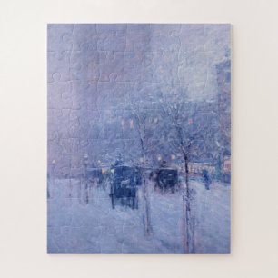 Childe Hassam - später Nachmittag, New York, Wint Puzzle