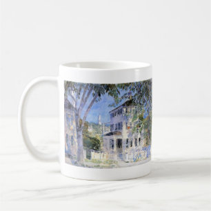 Childe Hassam - Straße in Portsmouth Kaffeetasse