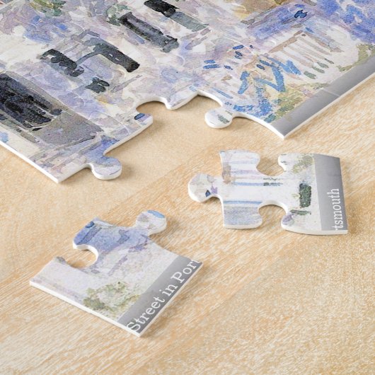 Childe Hassam - Straße in Portsmouth-Puzzlespiel Puzzle (Seite)