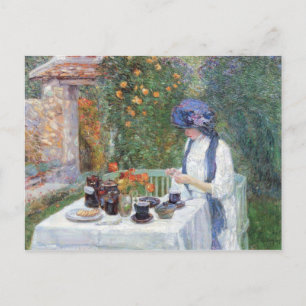 Childe Hassam - The Terre Cuits Tea Set Postkarte