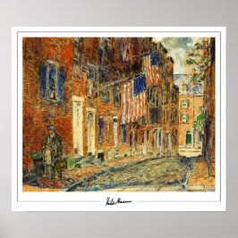 Childe Hassam Zedign Art Poster #185-2