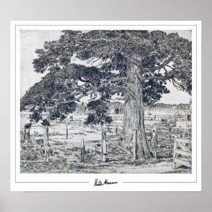 Childe Hassam Zedign Art Poster #220-2