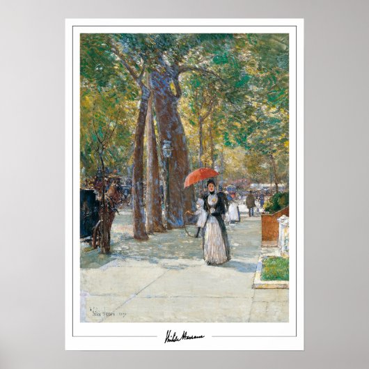 Childe Hassam Zedign Art Poster #241-2 (Vorne)