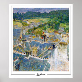 Childe Hassam Zedign Art Poster #402-2