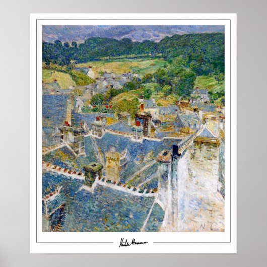 Childe Hassam Zedign Art Poster #402-2 (Vorne)