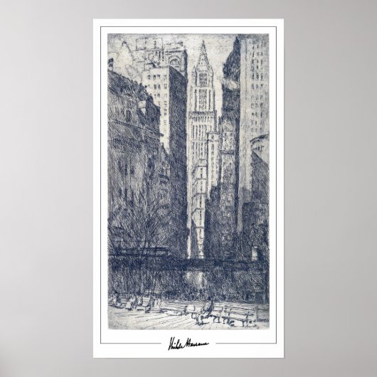 Childe Hassam Zedign Art Poster #440 (Vorne)
