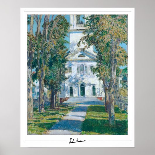 Childe Hassam Zedign Art Poster #50 (Vorne)