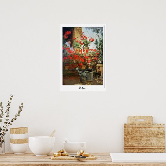 Childe Hassam Zedign Art Poster #7 (Küche)