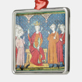 Childeric II, Merovingian König von Austrasia Ornament Aus Metall (Links)