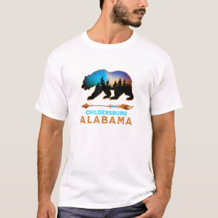 Childersburg Alabama Amerikanischer Schwarzbärenur T-Shirt