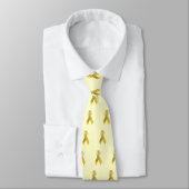 Childhood Cancer Awareness Tie Krawatte (Gebunden)