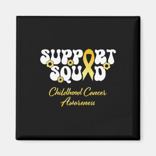 Childhood Cancer Support Squad Childhood Cancer Aw Magnet