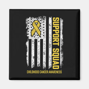 Childhood Cancer Support Squad Childhood Cancer Aw Magnet