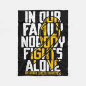 Childhood Cancer Suprt Family Childhood Cancer A Fleecedecke (Vorderseite)