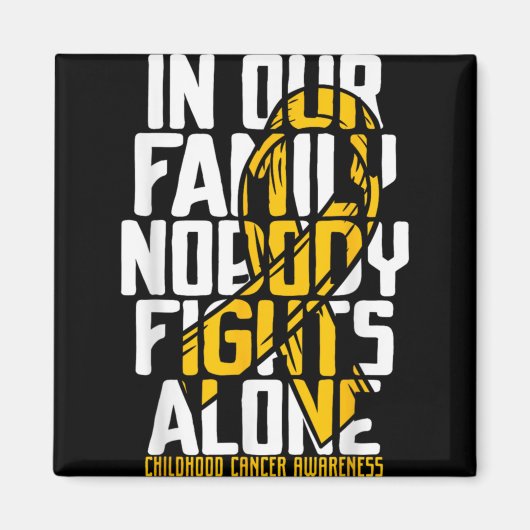 Childhood Cancer Suprt Family Childhood Cancer A  Magnet (Vorne)