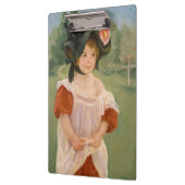 Childhood in a garden - Mary Cassatt Klemmbrett (Links)