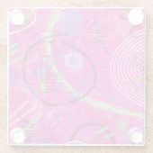 Childhood Memories Abstract Art  Glasuntersetzer (Rückseite)