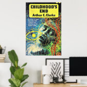 Childhoods End Arthur C Clarke Poster (Heimbüro)
