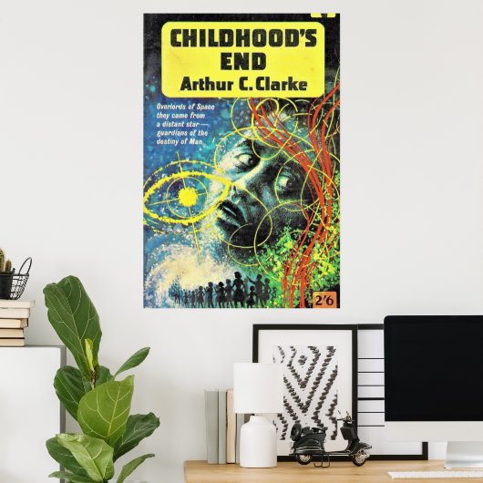 Childhoods End Arthur C Clarke Poster (Heimbüro)