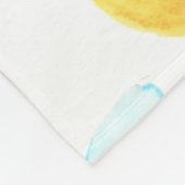 Childischer Regenbogen, Wasserfarbe Kindermuster. Fleecedecke (Ecke)