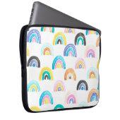 Childischer Regenbogen, Wasserfarbe Kindermuster. Laptopschutzhülle (Vorne Rechts)
