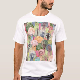 Childischer Wald: Niedlicher Aquarellplatz. T-Shirt