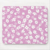 Childish Pink Flower Pattern Mousepad (Vorne)