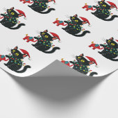 Childless Cat Lady Christmas Kamala Trump Geschenkpapier (Ecke)