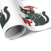 Childless Cat Lady Christmas Kamala Trump Geschenkpapier (Rolleneckpunkt)