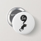 Childless Cat Lady Comma - La Kamala Harris for Pr Button (Vorne & Hinten)