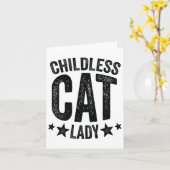 Childless Cat Lady Comma - La Kamala Harris for Pr Karte (Gelbe Blume)