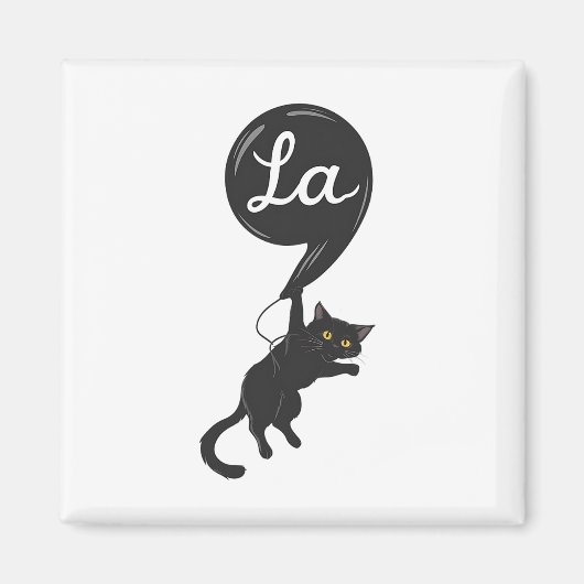Childless Cat Lady Comma - La Kamala Harris for Pr Magnet (Vorne)