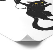 Childless Cat Lady Comma - La Kamala Harris for Pr Poster (Ecke)