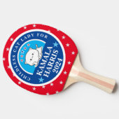 Childless Cat Lady for Kamala Harris Tischtennis Schläger (Seitenansicht)