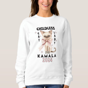 Childless Cat Lady for Kamala Sweatshirt