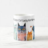 Childless Cat Lady for Kamala Whimsical Kaffeetasse (Mittel)