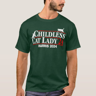 Childless Cat Lady Kamala 2024 Long Sleeve TShirt
