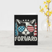 Childless Cat Lady Kamala Harris Forward 2024 Elec Karte (Gelbe Blume)