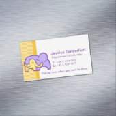 Childminder/ baby sitter carer hug business cards magnetische visitenkarte (Beispiel)